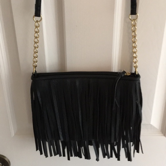 Handbags - NWOT Fringe Crossbody Purse
